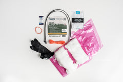 12 PACK / DISPOSABLE GAME PROCESSING KIT NO BLADES WITH GAME BAGS