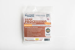 DISPOSABLE GAME PROCESSING KIT 3.5” MULTIPACK WITH GAME BAGS