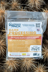 DISPOSABLE GAME PROCESSING KIT #36 BLADE TYPE WITH GAME BAGS