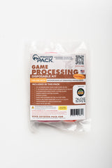 12 PACK | DISPOSABLE GAME PROCESSING KIT 3.5” MULTIPACK TYPE WITHOUT GAME BAGS