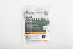 12 PACK / DISPOSABLE GAME PROCESSING KIT NO BLADES WITHOUT GAME BAGS