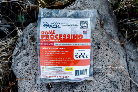 DISPOSABLE GAME PROCESSING KIT #60 BLADE TYPE WITHOUT GAME BAGS