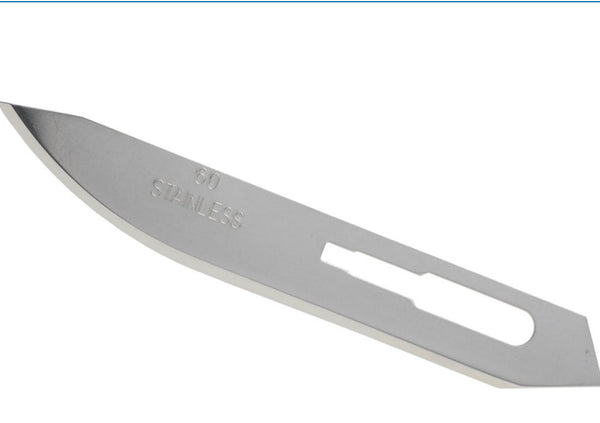 #60 Sterile, Stainless Blade, 100/BX