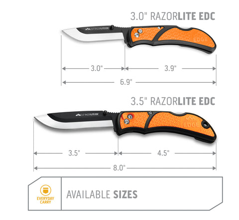 Razor-Lite 3.5” Outdoor Edge Knife